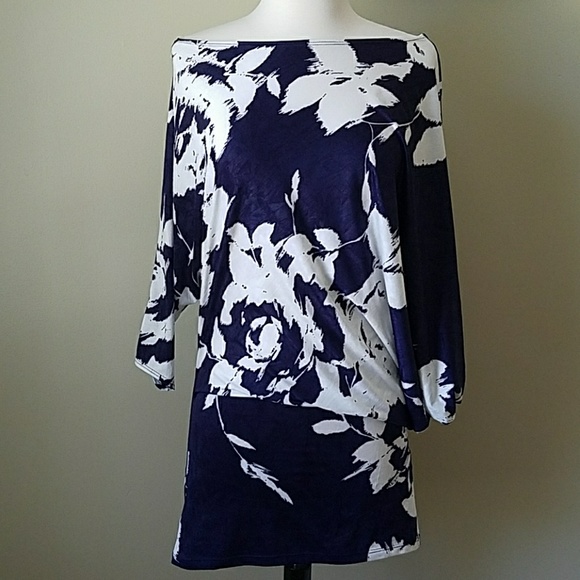 kanvas Dresses & Skirts - blue and white dress